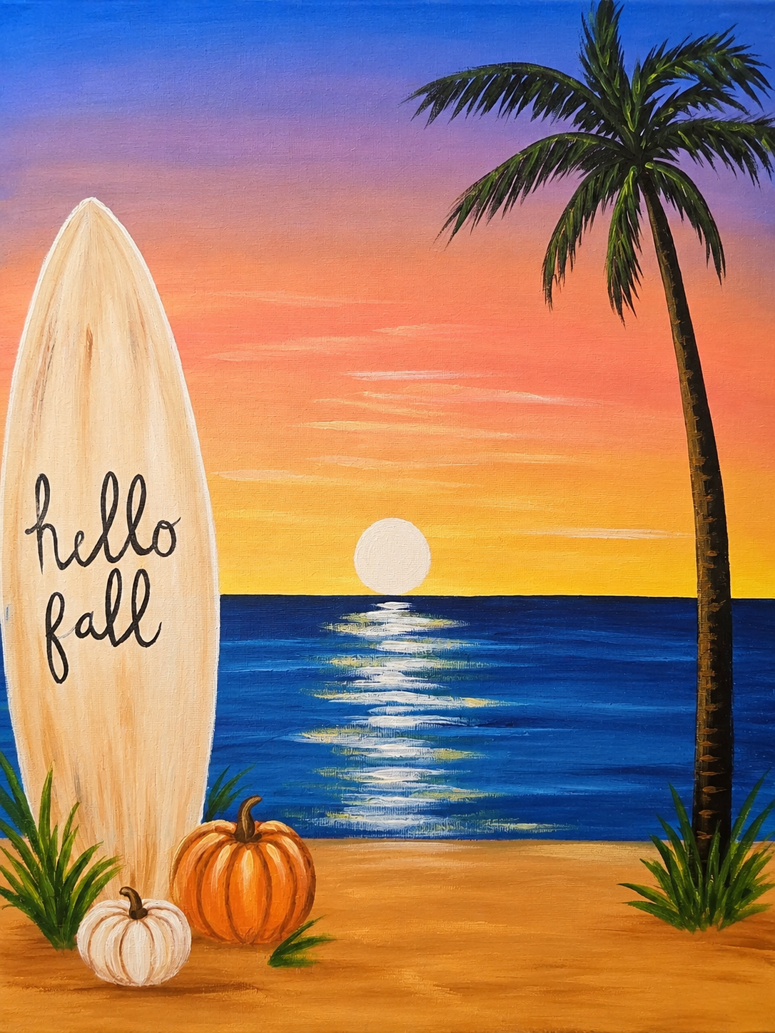 Hello Fall Guided Paint Party 